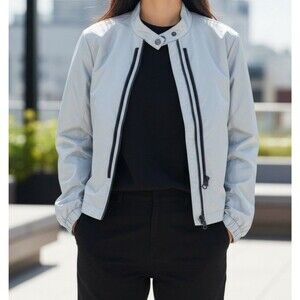 Womens Joe Rocket Motorcycle Jacket Liner Riding Gear  M Grey Blue